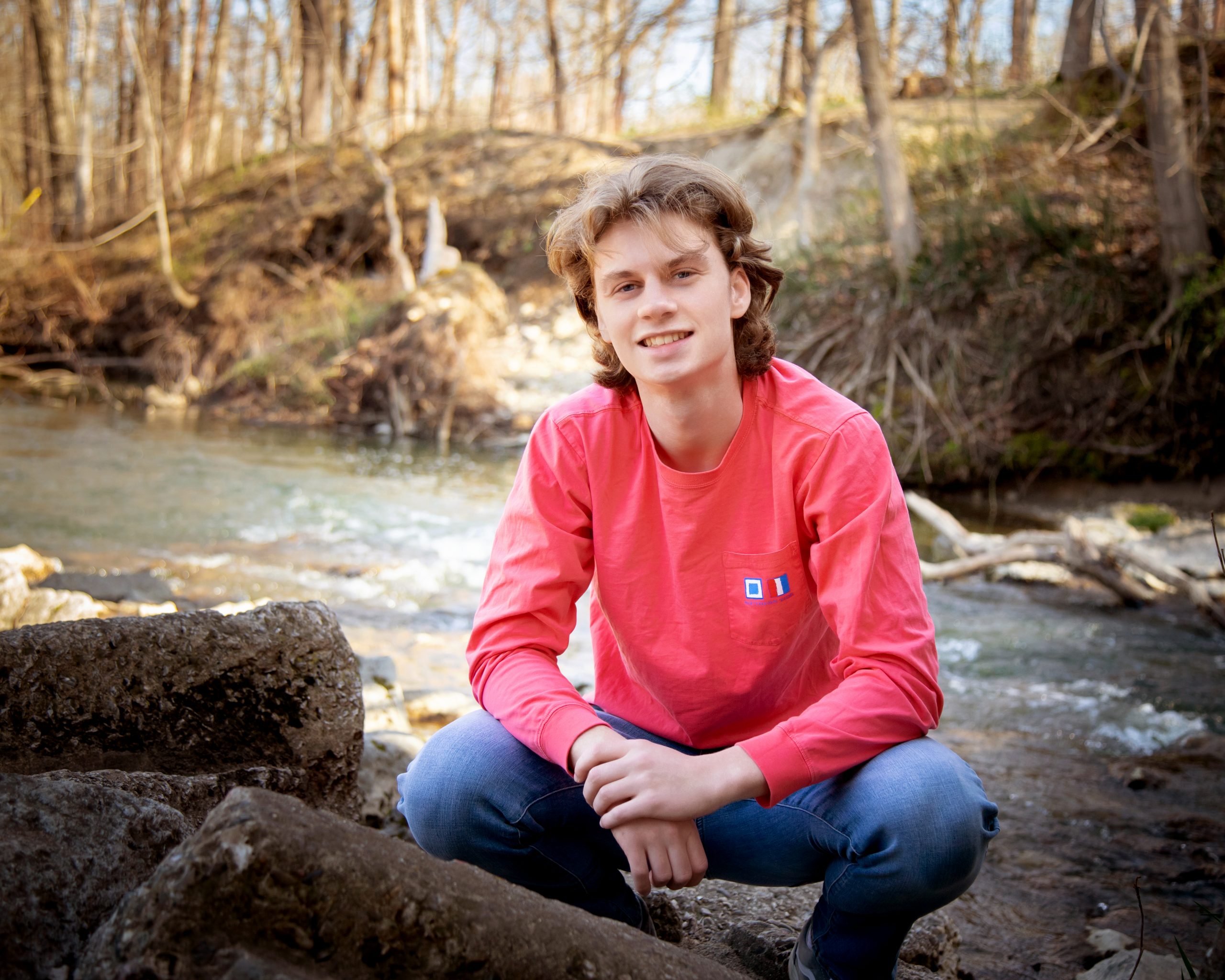 Male High School Senior Portrait
